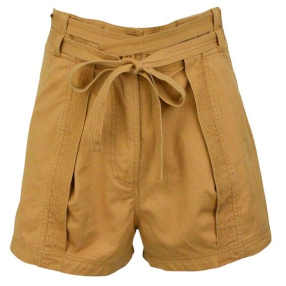 Ulla Johnson Gavin Camel Tye Shorts NWT 12 - Picture 1 of 8